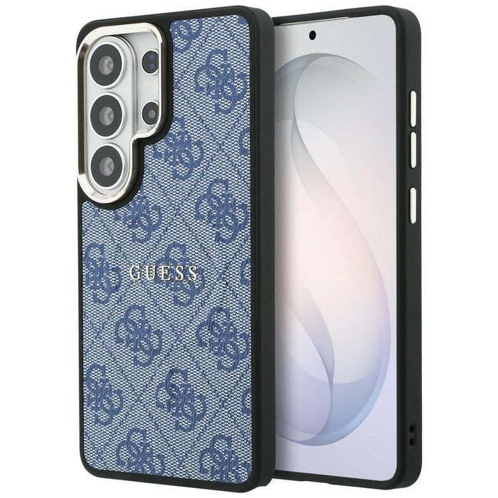 Калъф Guess 4G Embossed Ring MagSafe за Samsung Galaxy S26 Ultra - син