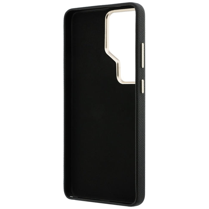 Кейс Guess Grained Big 4G Metal Logo за Samsung Galaxy S26 Ultra - черен
