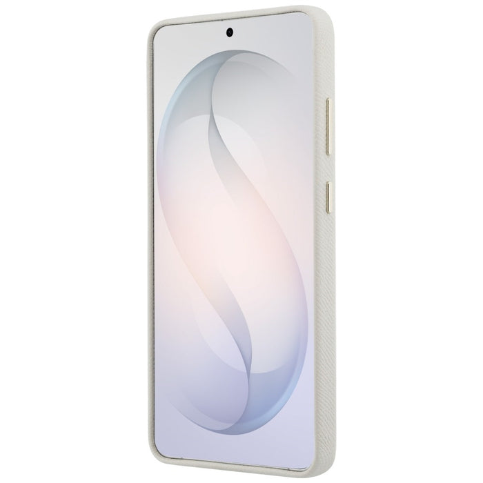 Калъф Guess MagSafe с кръгло лого с кристали за Samsung Galaxy S26 Ultra - бежов