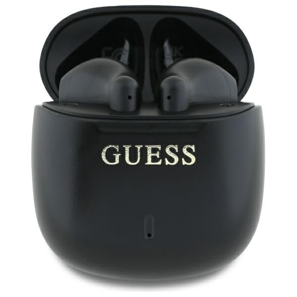 Безжични Bluetooth слушалки Guess с класическо лого - черни