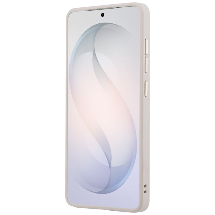 Калъф Guess Saffiano Peony с релефен пръстен MagSafe за Samsung Galaxy S26 Ultra - розов