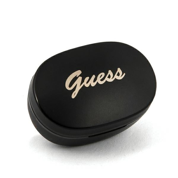 Безжични Bluetooth слушалки Guess GUTWST30BKTWS + Докинг станция - Черни