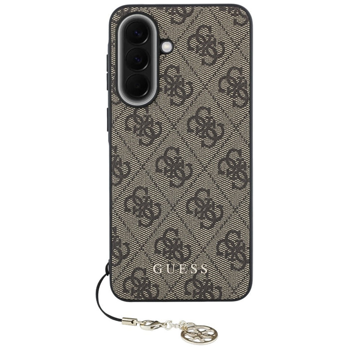 Калъф Guess 4G Charm за Samsung Galaxy A57 5G - кафяв