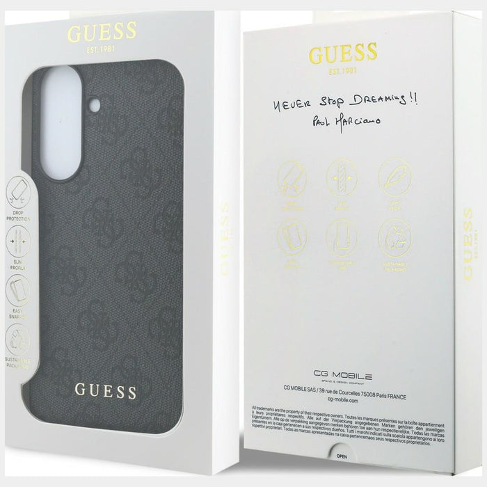 Guess 4G Classic калъф за Samsung Galaxy A37 5G - черен