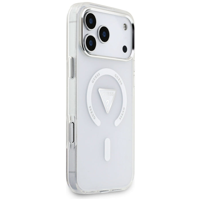 Калъф Guess IML Gradient Triangle Logo MagSafe за iPhone 17 Pro Max - прозрачен