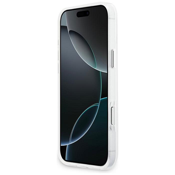 Калъф Guess IML Gradient Triangle Logo MagSafe за iPhone 17 Pro Max - прозрачен