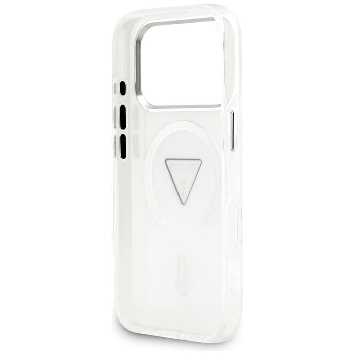 Калъф Guess IML Gradient Triangle Logo MagSafe за iPhone 17 Pro - прозрачен