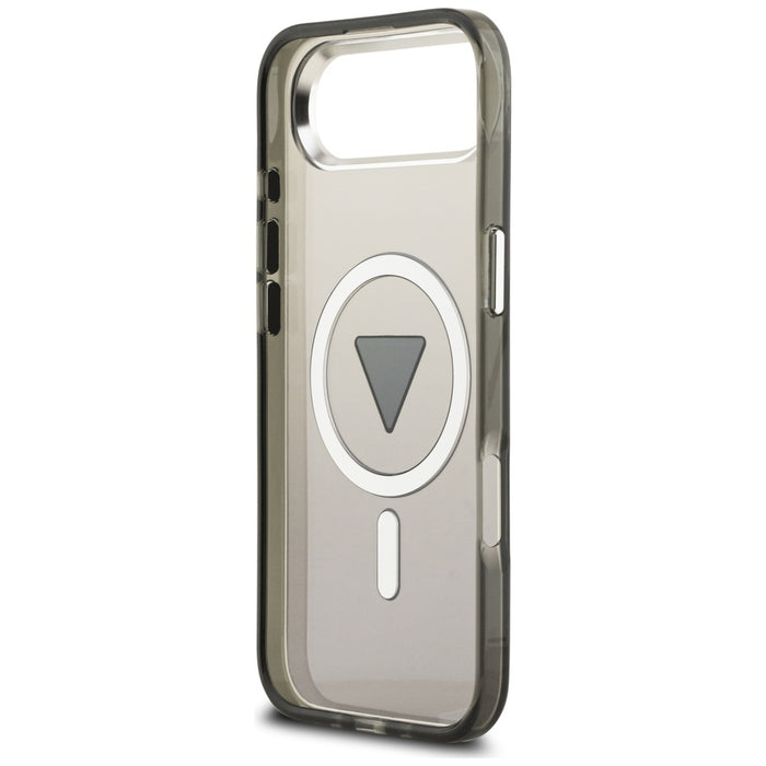 Калъф Guess IML Gradient Triangle Logo MagSafe за iPhone Air - черен