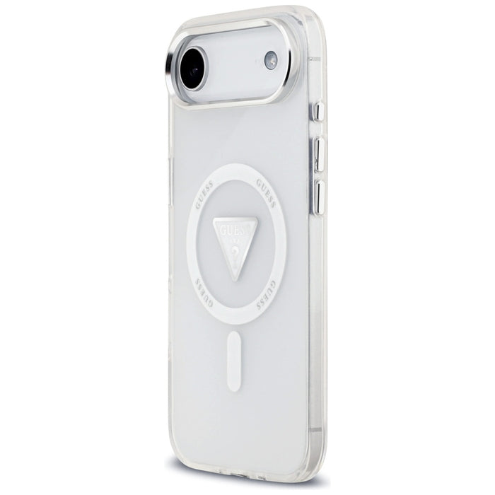 Калъф Guess IML Gradient Triangle Logo MagSafe за iPhone Air - прозрачен
