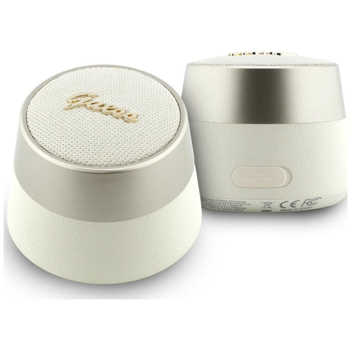 Guess 5W Script Metal Logo Bluetooth високоговорител - златен
