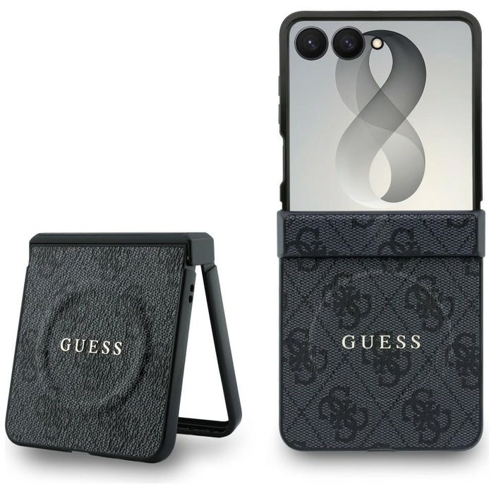 Калъф Guess 4G Classic MagSafe за Samsung Galaxy Z Flip 8 - черен