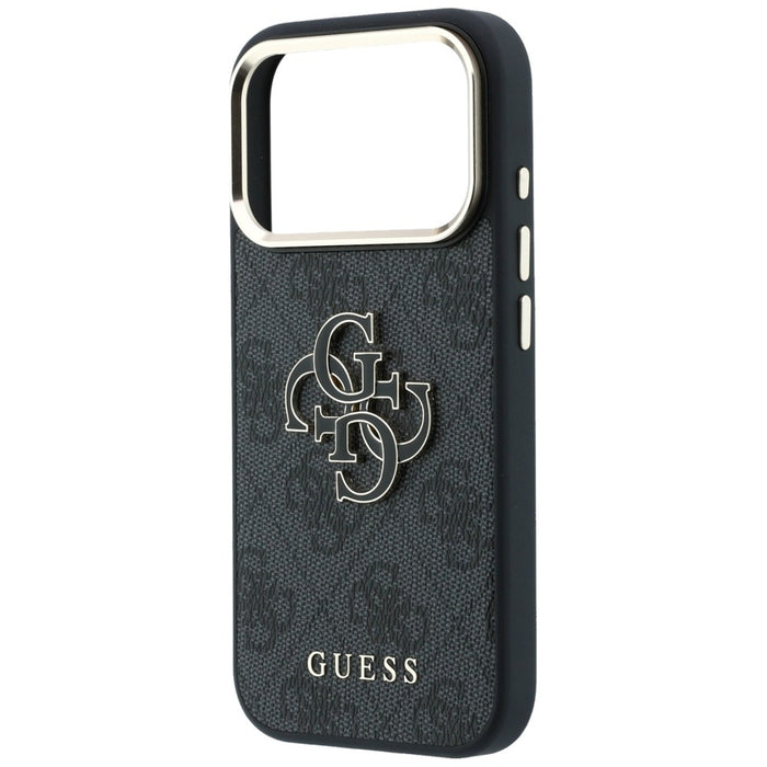 Калъф Guess 4G & Big Resin Logo за iPhone 17 Pro / 18 Pro - черен