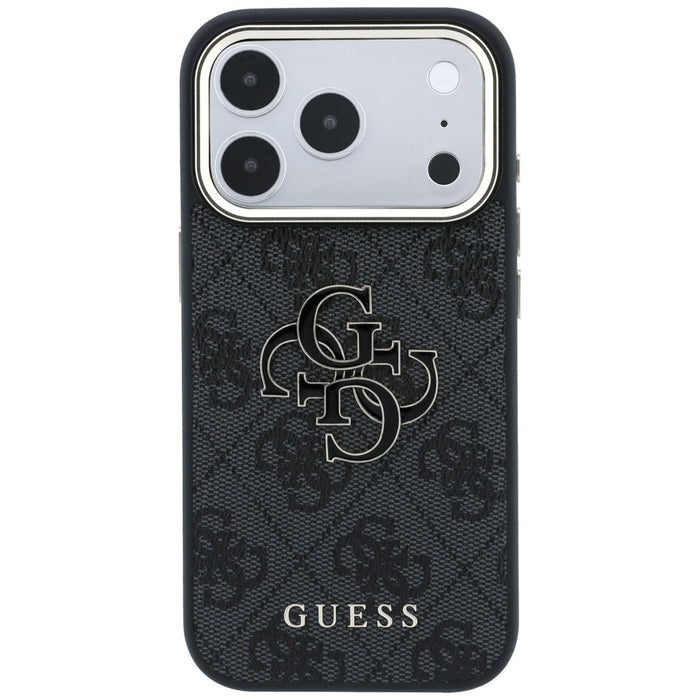 Калъф Guess 4G & Big Resin Logo за iPhone 17 Pro / 18 Pro - черен
