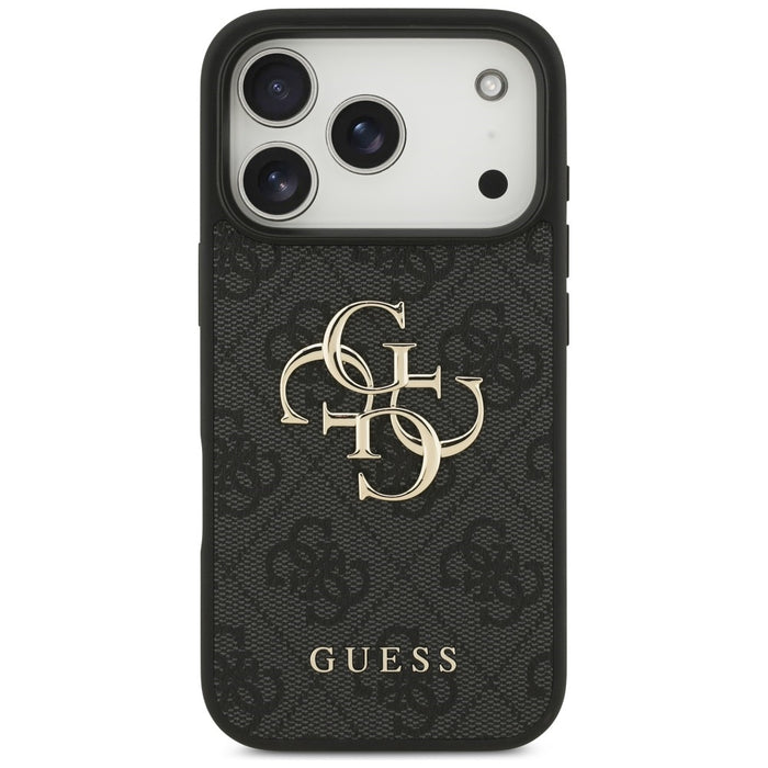Калъф Guess 4G с голямо лого за iPhone 17 Pro / 18 Pro - черен