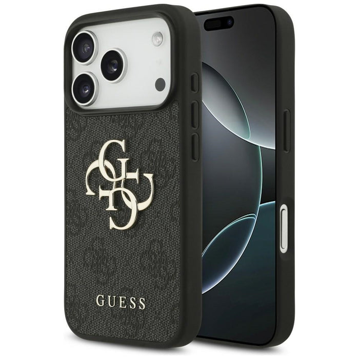 Калъф Guess 4G с голямо лого за iPhone 17 Pro / 18 Pro - черен