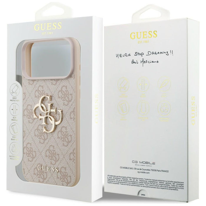 Калъф Guess 4G Big Logo за iPhone 17 Pro Max / 18 Pro Max - Розов