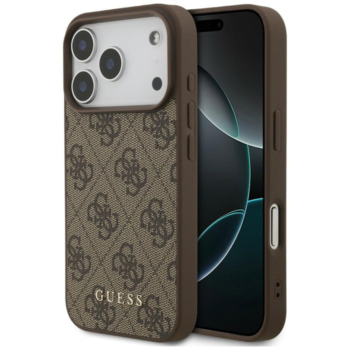Guess 4G Classic калъф за iPhone 17 Pro / 18 Pro - кафяв