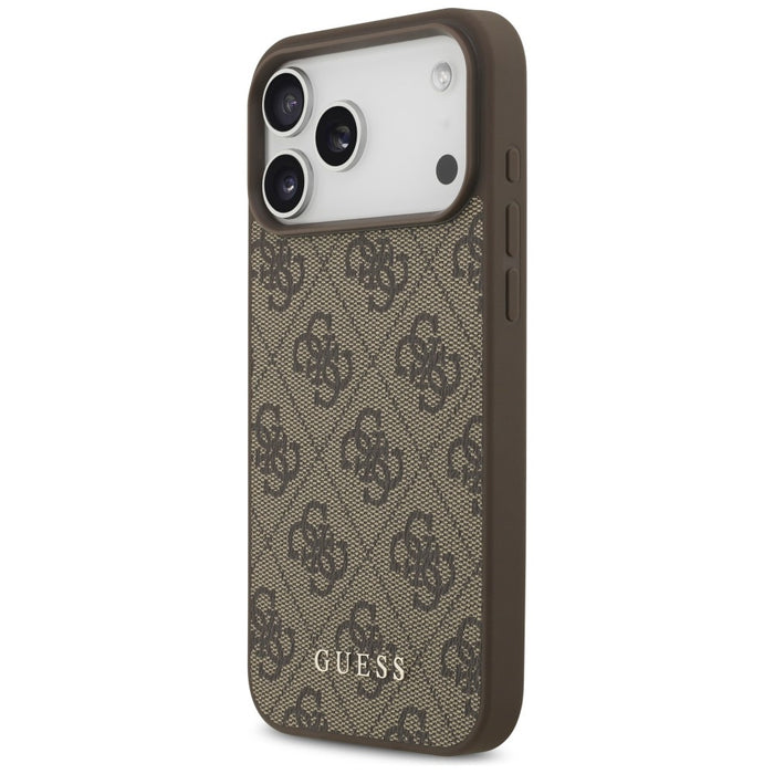 Калъф Guess 4G Classic за iPhone 17 Pro Max / 18 Pro Max - кафяв