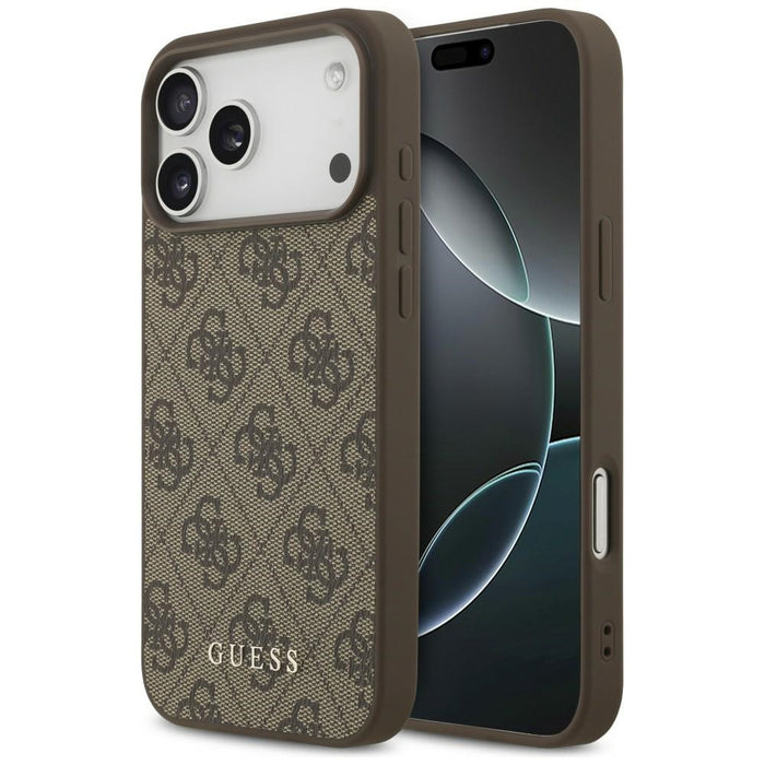 Калъф Guess 4G Classic за iPhone 17 Pro Max / 18 Pro Max - кафяв