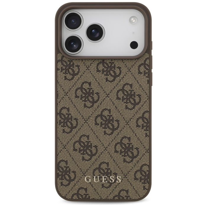 Калъф Guess 4G Classic за iPhone 17 Pro Max / 18 Pro Max - кафяв