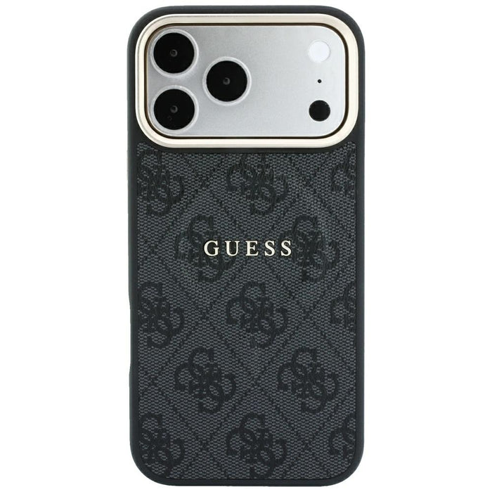 Калъф Guess Embossed 4G Classic MagSafe за iPhone 17 Pro / 18 Pro - черен