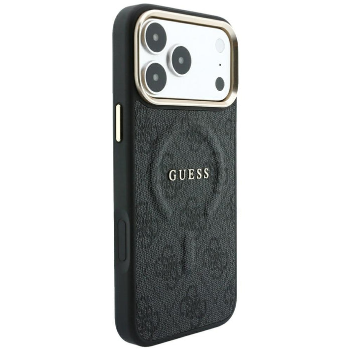 Калъф Guess Embossed 4G Classic MagSafe за iPhone 17 Pro Max / 18 Pro Max - черен