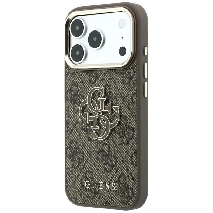 Калъф Guess 4G & Big Resin Logo за iPhone 17 Pro Max / 18 Pro Max - кафяв