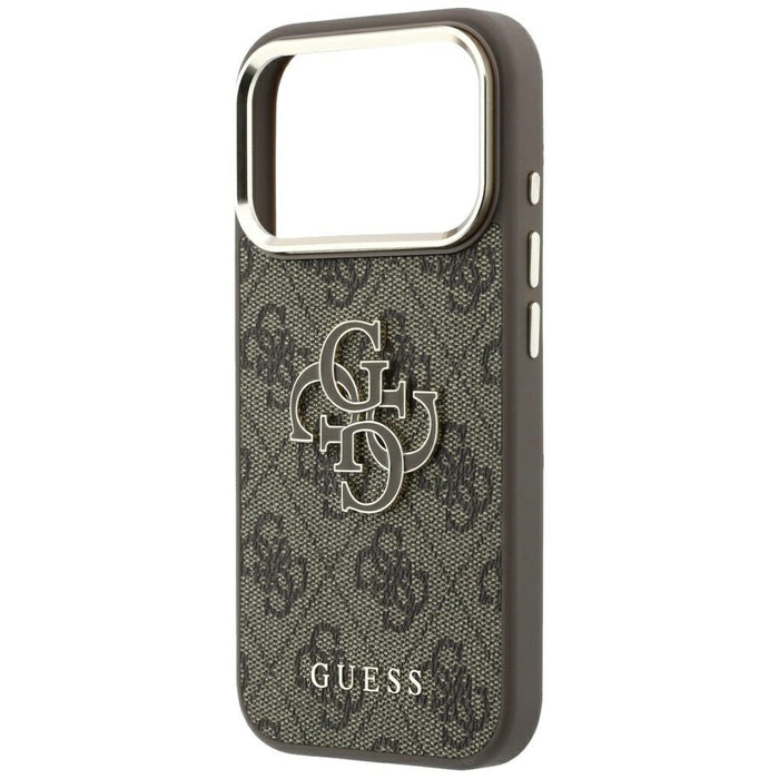 Калъф Guess 4G & Big Resin Logo за iPhone 17 Pro Max / 18 Pro Max - кафяв