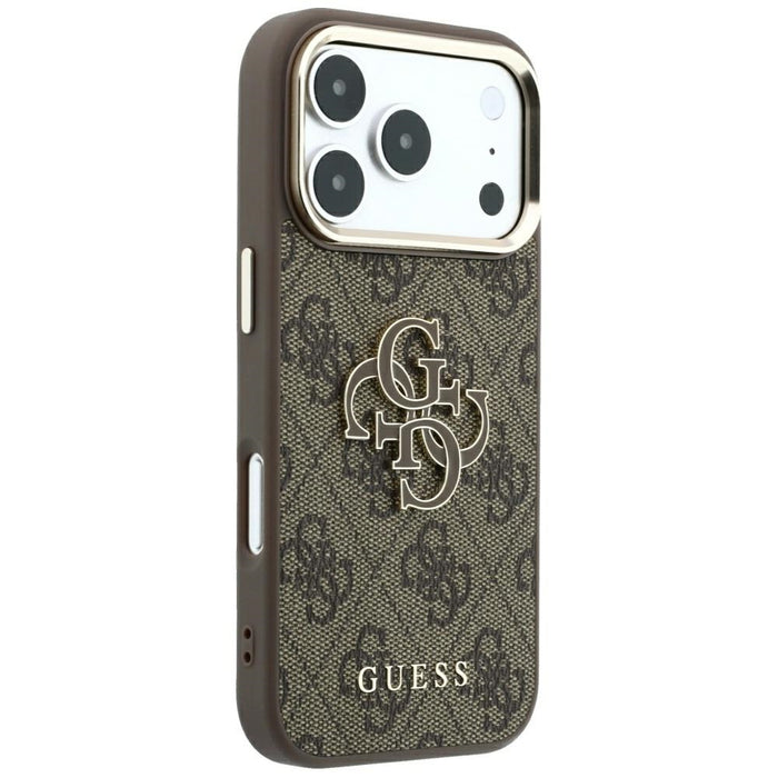Калъф Guess 4G & Big Resin Logo за iPhone 17 Pro Max / 18 Pro Max - кафяв