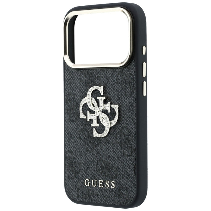Калъф Guess 4G & Big Strass Logo за iPhone 17 Pro Max / 18 Pro Max - черен