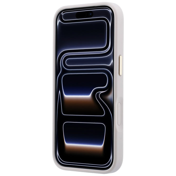 Калъф Guess 4G с кръгли ивици и класически лога MagSafe за iPhone 17 Pro / 18 Pro - розов