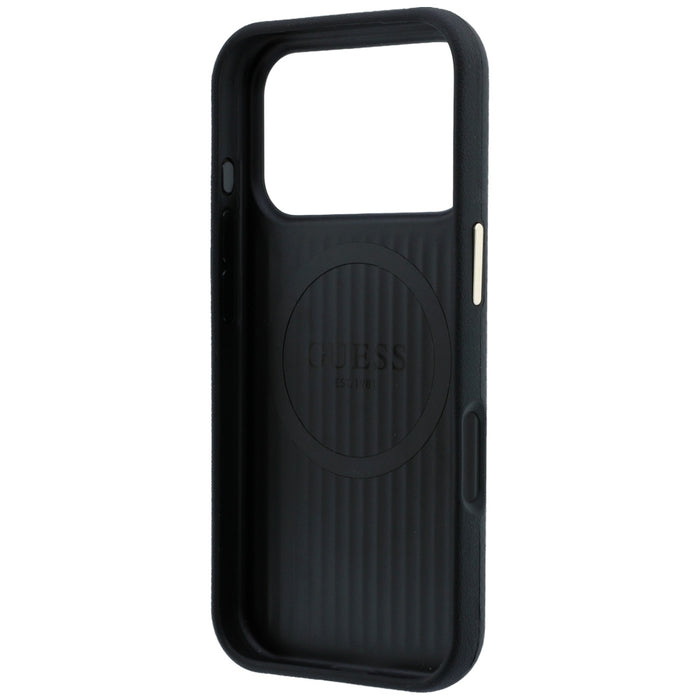 Калъф Guess Kevlar Triangle Logo MagSafe за iPhone 17 Pro / 18 Pro - черен
