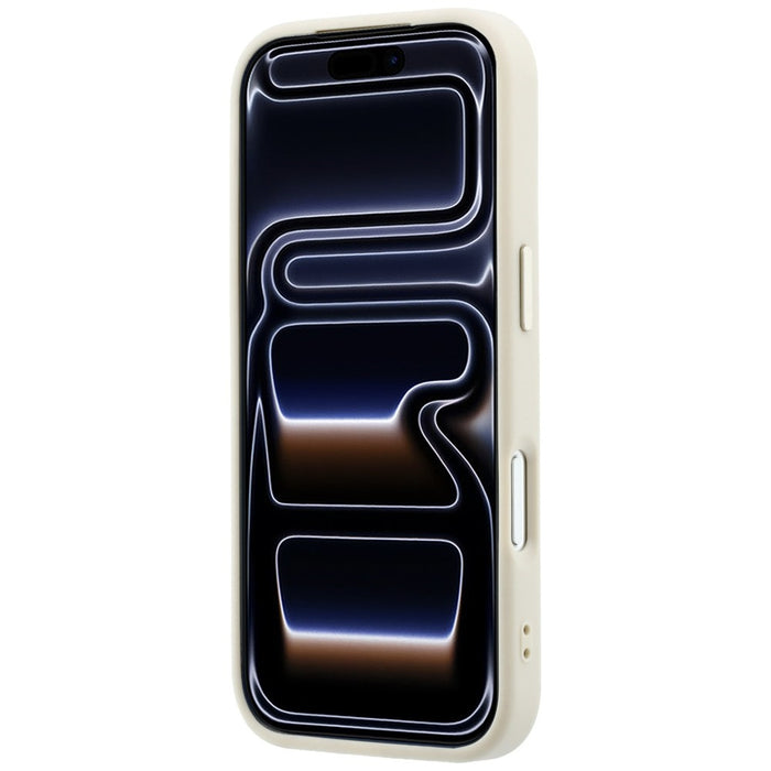 Калъф Guess Saffiano Small 4G & Classic Logo MagSafe за iPhone 17 Pro Max / 18 Pro Max - бежов
