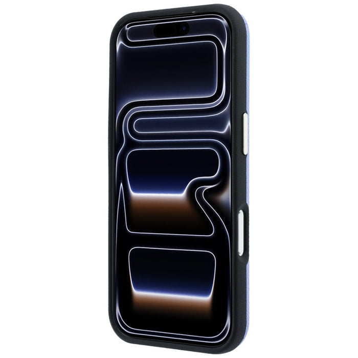 Калъф Guess Grained & Big Resin Logo за iPhone 18 Pro / 17 Pro - син