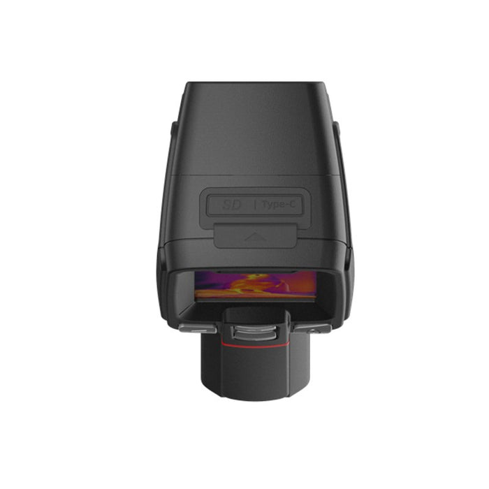 Термовизионна камера Guide Sensmart E1+ с ванадиев оксид, неохлаждани фокални равнинни решетки, черна, 120 x 90 пиксела, вграден LCD дисплей