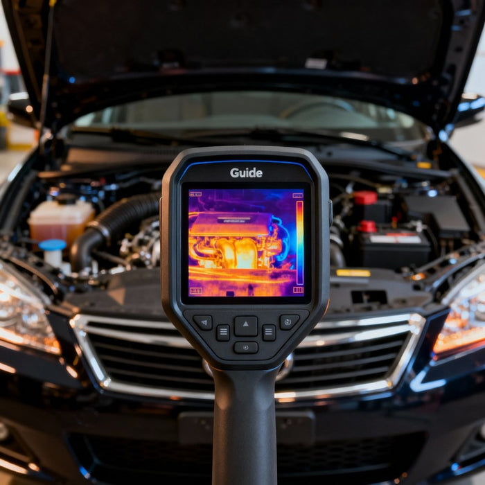 Термовизионна камера Guide Sensmart E4, графит, 640 x 480 пиксела, вграден LCD дисплей