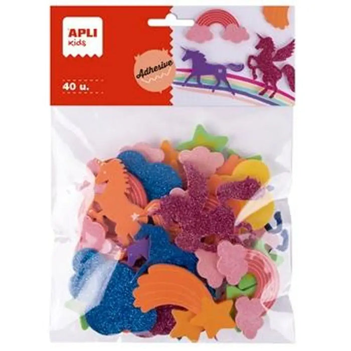 Гума Ева Apli Многоцветен Гума Ева unicornios (40 Части) (5