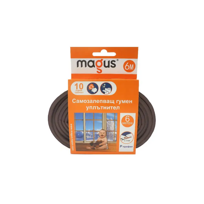 ГУМЕН УПЛЪТНИТЕЛ MAGUS 6 М P-ПРОФИЛ КАФ