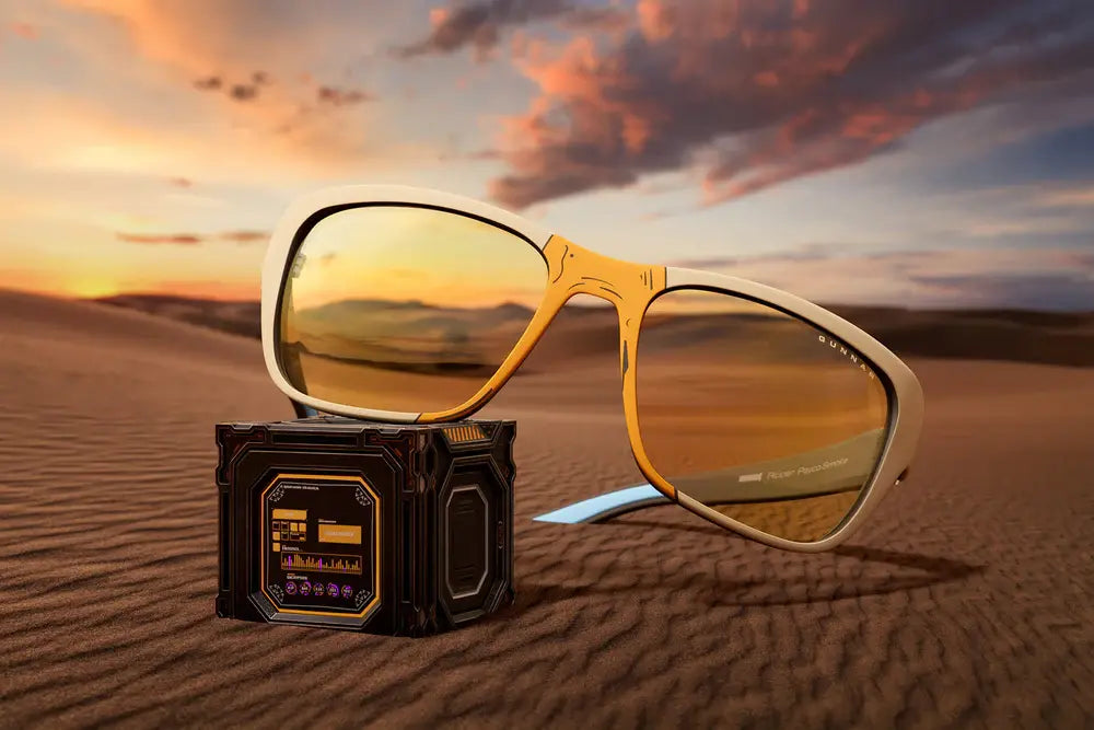 Компютърни очила GUNNAR Borderlands Ripper - Bandit Smoke - Amber