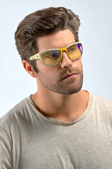 Компютърни очила GUNNAR Borderlands Ripper - Bandit Smoke - Amber