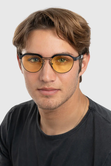 Компютърни очила GUNNAR Campbell - Onyx - Clear Pro