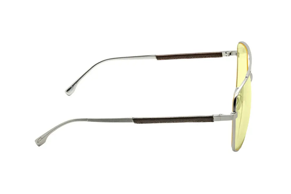 Компютърни очила GUNNAR White Wolf - Steel/Umber - Amber