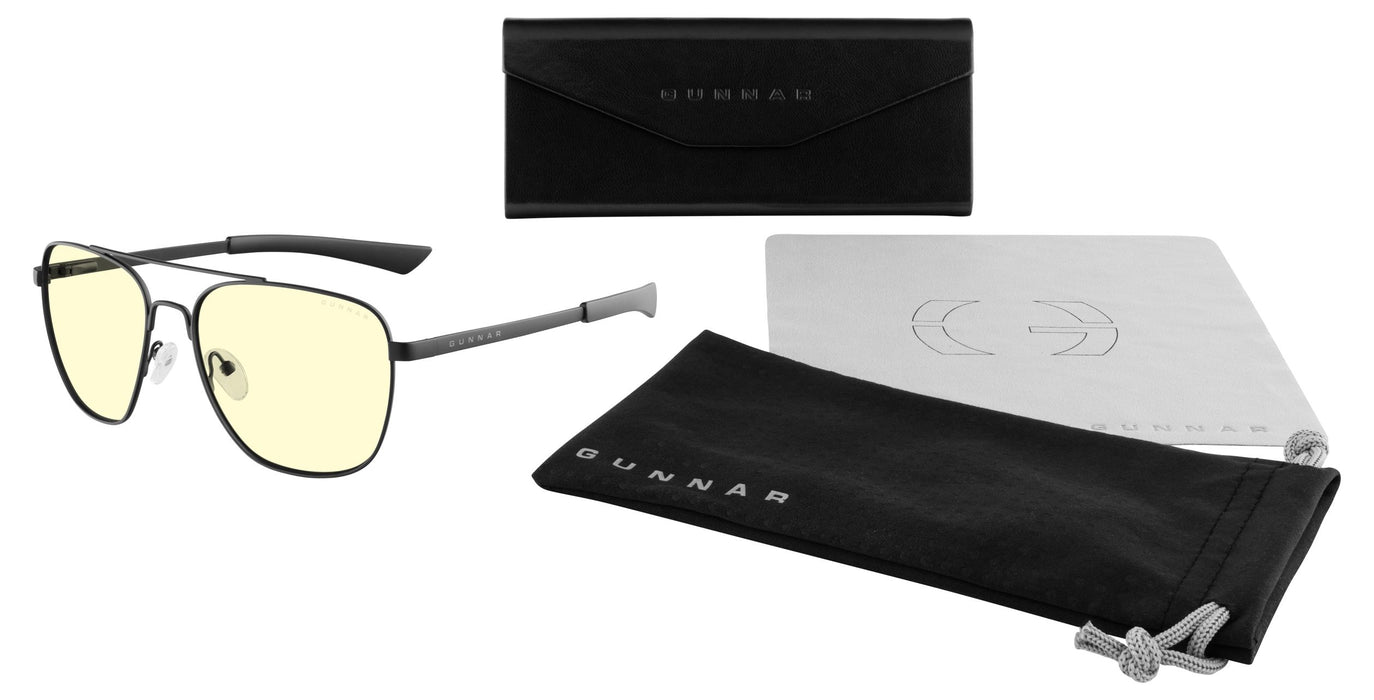 Компютърни очила Gunnar – Mustang Onyx, кехлибар