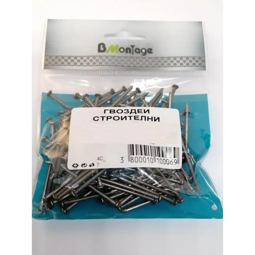 ГВОЗДЕИ СТРОИТЕЛНИ 2.8X50 200ГР BM