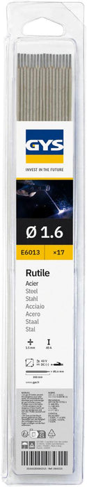 ЕЛЕКТРОДИ РУТИЛОВИ Ф1.6 GYS