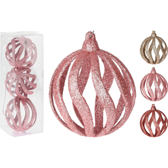 КОМПЛЕКТ КОЛЕДНИ ТОПКИ 3БР 8CM H & S COLLECTION AWR100700