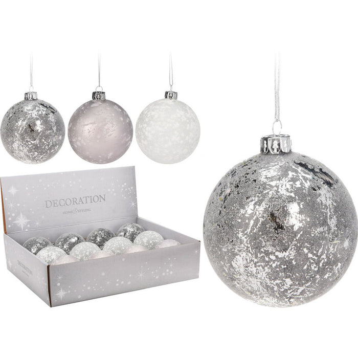 КОЛЕДНА ТОПКА 8CM H & S COLLECTION ABT562540