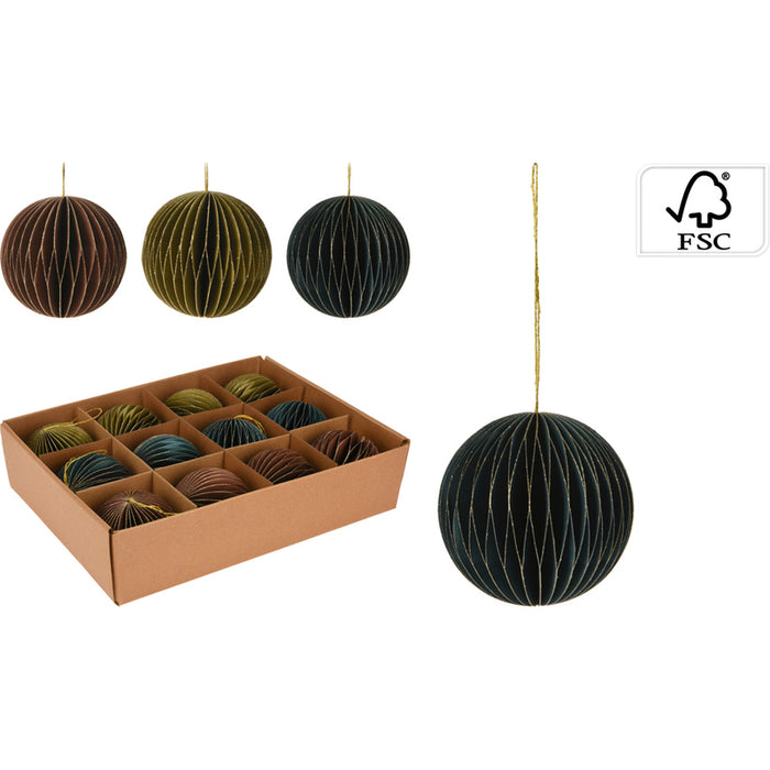 КОЛЕДНА ТОПКА 8CM H & S COLLECTION A64100220