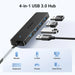 Хъб Ugreen CM219 USB - A 3.0 към 4х USB - A 3.0 черен