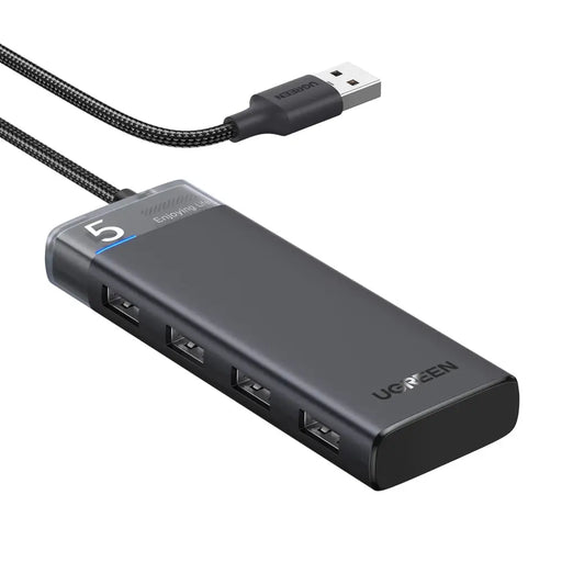 Хъб Ugreen CM653 USB - A към 4х USB - A черен